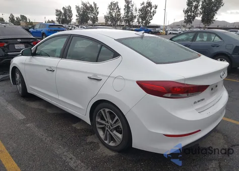 2017 Hyundai Elantra Limited z USA, uszkodzony, nr VIN 5NPD84LF5HH052515
